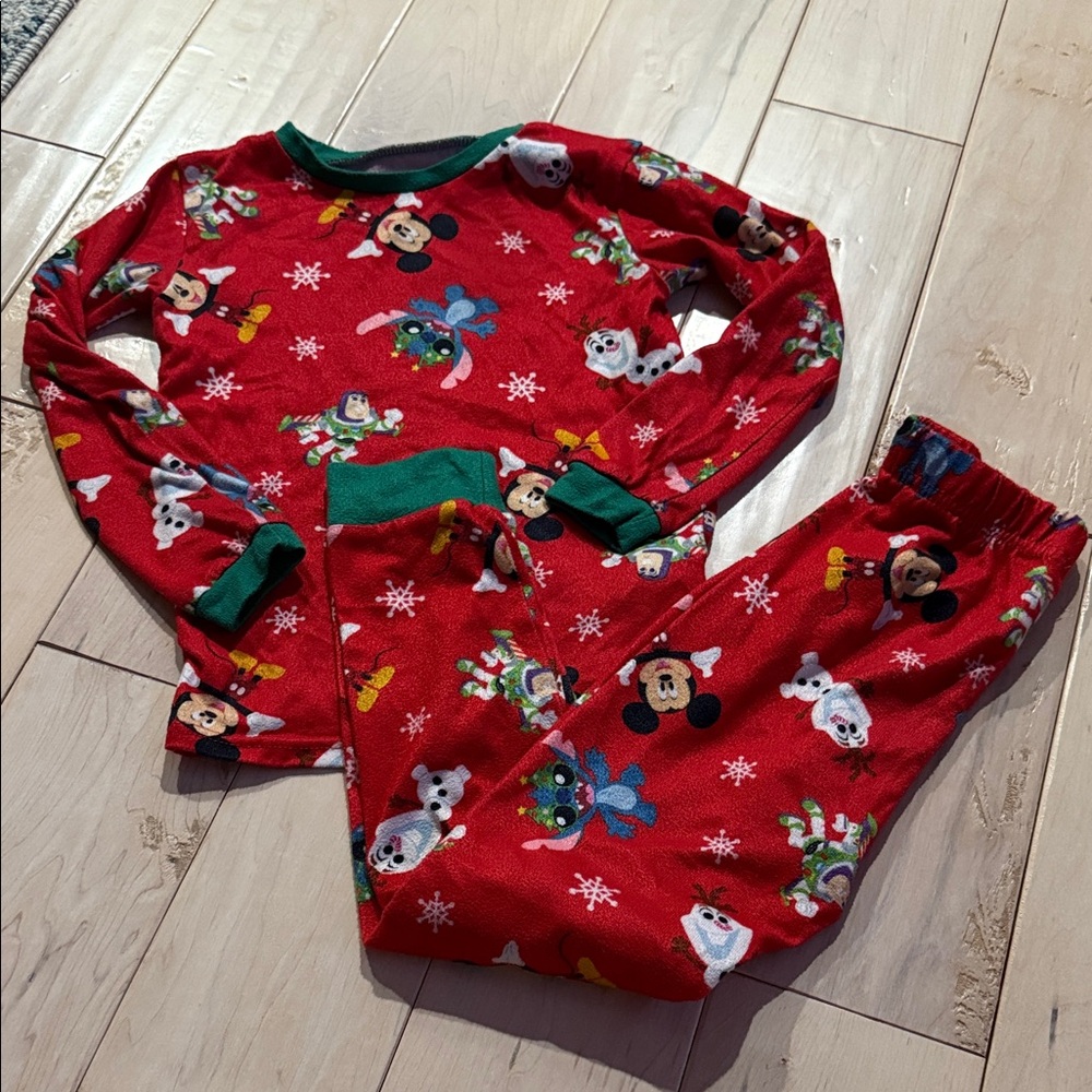 Disney Kids Red Pajamas size 8